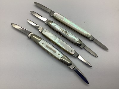 Lot 1312 - A Collection of Two Blade Folding Pocket...