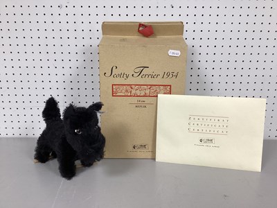 Lot 350 - A Modern Steiff "Scotty Terrier" 1934 Replica...