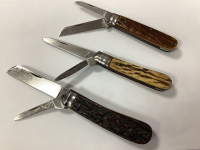 Lot 1319 - Fred Willey Call Lane Two Blade Folding Knife,...