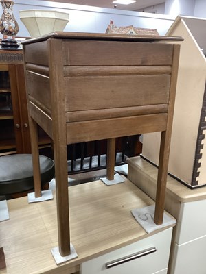 Lot 1537 - A Mid 1900s Floorstanding Sewing Cabinet, with...