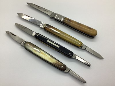Lot 521 - Batty & Co Sheffield Two Blade Folding Knife,...