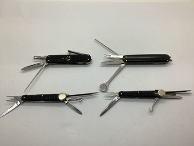 Lot 1310 - Smoker's Multifunction Folding Pocket Knives,...
