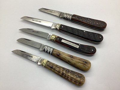 Lot 545 - Single Blade Folding Knives, including J...