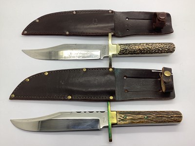 Lot 580 - Hunting Knives, blade stamped 'R.Cooper...