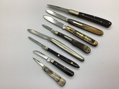 Lot 540 - A Collection of Assorted Small Single Blade...