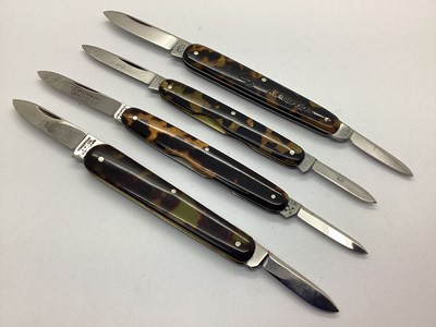 Lot 1295 - Multi Blade Folding Pocket Knives,...