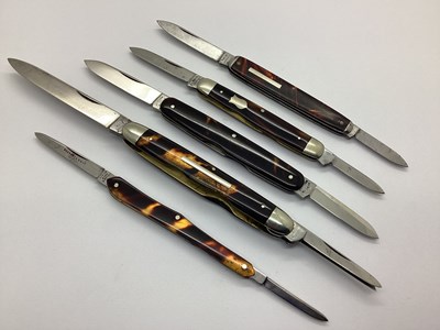 Lot 450 - Multi Blade Folding Pocket Knives,...