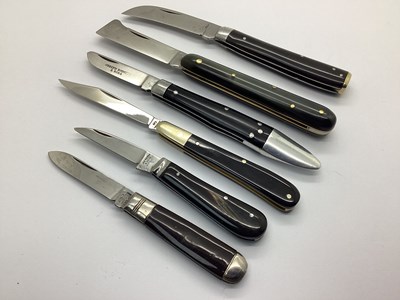 Lot 541 - Single Blade Flat Bottom Folding Pruning Knife,...