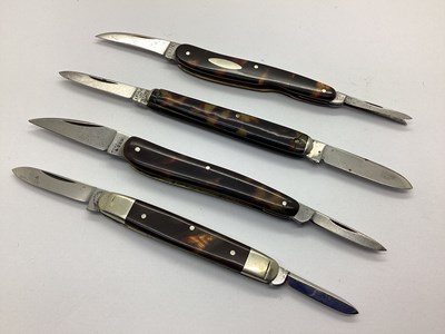 Lot 454 - Multi Blade Folding Pocket Knives,...