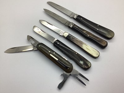 Lot 520 - Single Blade Folding Knives, including Taylor...