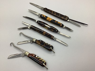 Lot 1324 - Multi Tool Folding Pocket Knives,...