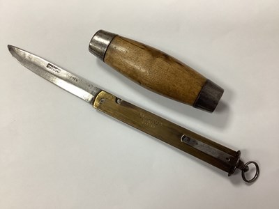 Lot 316 - A Swedish Barrel Knife, A-B P Holmberg...