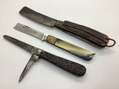 Lot 1303 - T Turner & Co Encore Sailor's Rope Knife, stag...