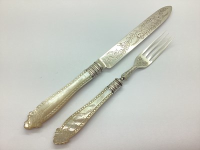 Lot 66 - A Hallmarked Silver Mother of Pearl Handled...