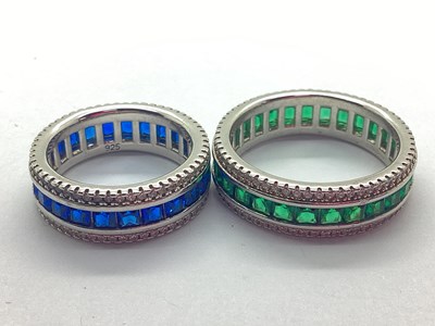 Lot 144 - A Modern Full Eternity Style Ring, channel set...