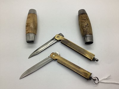 Lot 317 - A Swedish Barrel Knife, P Holmberg Eskilstuna...