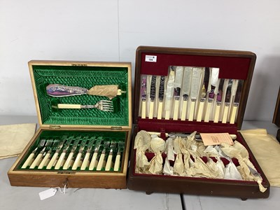 Lot 194 - A Twelve Setting Canteen of Hallmarked Silver...