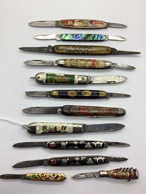 Lot 325 - Novelty / Royal Commemorative Pocket Knives,...