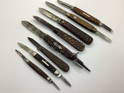 Lot 475 - A Collection of Assorted Folding Pocket Knives,...