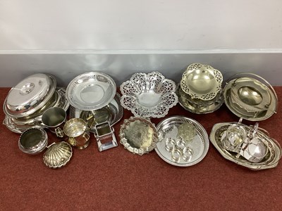 Lot 52 - A Collection of Assorted Plated Ware,...