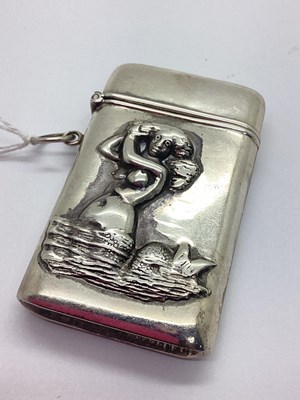 Lot 20 - A Victorian Hallmarked Silver Vesta Case,...
