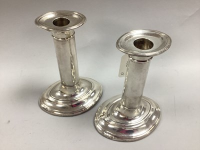 Lot 1 - A Pair of Edwardian Hallmarked Silver...