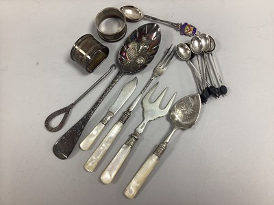 Lot 40 - A Set of Six Hallmarked Silver Coffee Bean...
