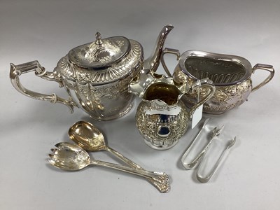 Lot 233 - A Small Collection of Platedware, to include...