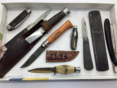 Lot 330 - Assorted Folding and Other Knives, including...