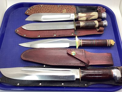 Lot 578 - Jowika Solingen Germany Bowie Style Hunting...