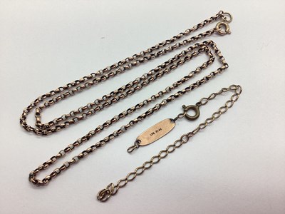 Lot 141 - A Curb Link ID Style Bracelet, with elongated...