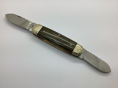 Lot 615 - Stan Shaw (Sheffield); Two Blade Folding Knife,...