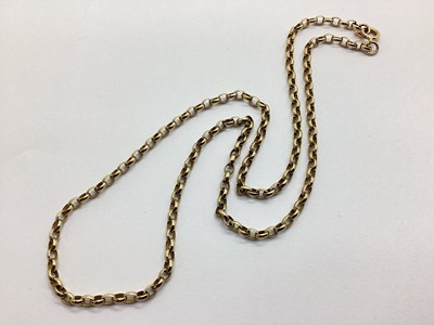 Lot 90 - A 9ct Gold Belcher Link Chain, approximately...
