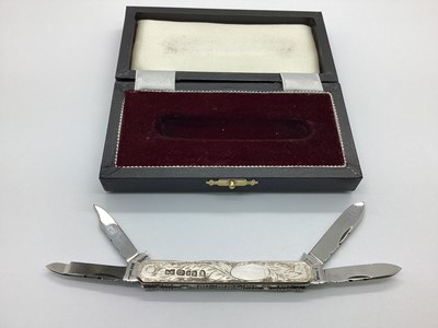 Lot 600 - Stan Shaw (Sheffield); Four Blade Folding...