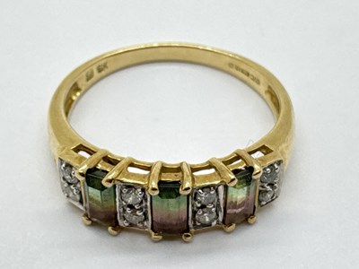 Lot 81 - A Modern 9ct Gold Stone Set Dress Ring, the...