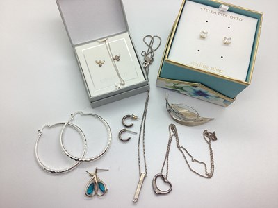 Lot 165 - An Assortment of "925" and Other Jewellery, to...