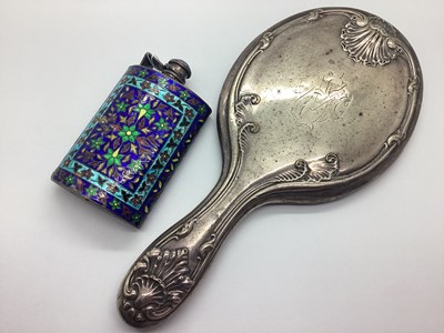 Lot 23 - A Highly Decorative Sterling Backed Hand...