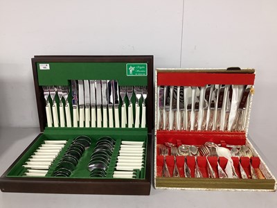 Lot 193 - An Eight Setting Canteen of Cutlery, in a...
