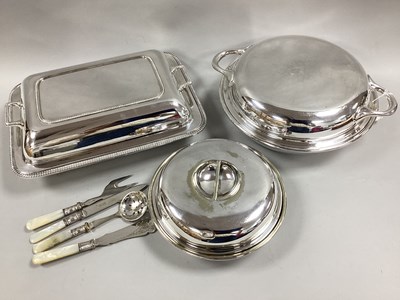 Lot 249 - A Mappin & Webb Sheffield Plate Lidded...