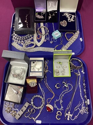 Lot 228 - A Collection of Modern Diamanté Costume...
