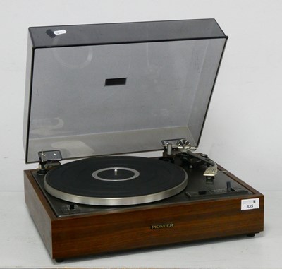 Lot 335 - Pioneer PL-120 Turntable, with a Shure M75MD...
