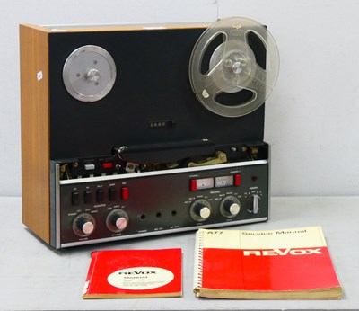 Lot 321 - Revox A77 Reel-to-Reel Tape Recorder, (untested).