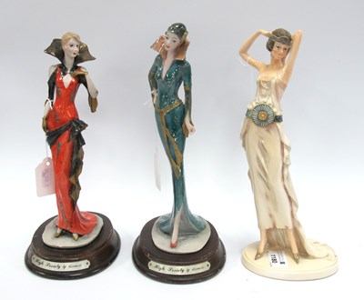 Lot 1180 - Leonardo High Society Figures (2), another...