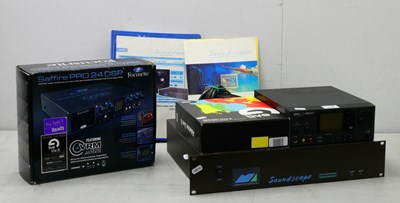 Lot 319 - Yamaha TG300 Tone Generator, Saffire Pro 24...