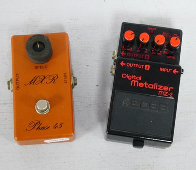 Lot 348 - Boss MZ-2 Digital Metalizer, MXR Phase 45,...