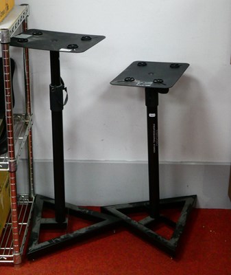 Lot 339 - Two Estudio Height Adjustable Speaker Stands