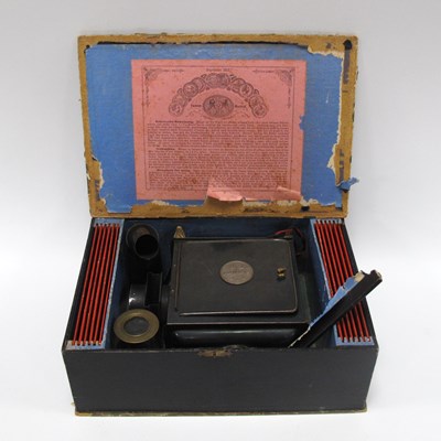 Lot 1341 - Ernst Plank Magic Lantern Projector with...