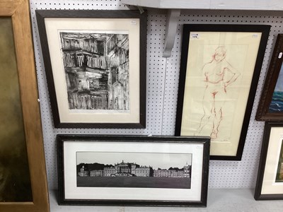 Lot 1478 - Madeline Pick? Signed Print Park Hill...