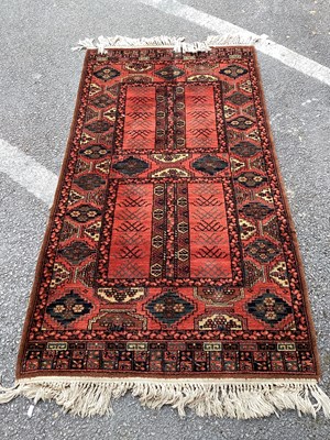 Lot 1556 - Louis De Poortere, Belgium Wool Tassled Rug...
