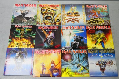 Lot 365 - Iron Maiden 7" Singles, twelve comprising of...